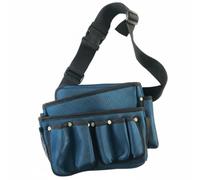 Harilla Industrial Carrier Bolso Portaherramientas de Lona con Correa para el Hombro Múltiples Bolsillos y Costuras Reforzadas, Bolsa De Herramientas De Lona De Seda Engrosada GJB-4