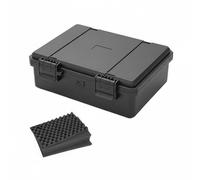 Harilla Maletín IP67 Caja de Herramientas Equipo, JSJM2115H Negro con Esponja, Dimensiones Internas 210 150 69 Mm, Dimensiones Externas 228 182 77 Mm