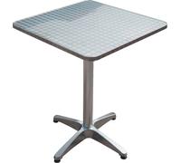 Harms 950364: Mesa bistró de aluminio, cuadrada