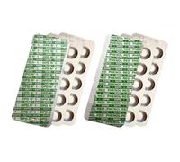 harren24 Pastillas de prueba (Rapid) Combi Valor en pH (Rojo Fenol), Cloro libre brome (DPD1) Comprobador de agua de piscina, 2x30, 2x50, 2x100, 2x250 pieza (2x30 Pastillas)