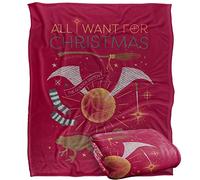 Harry Potter All I Want For Christmas! Manta súper Suave con Tacto Sedoso - 152 x 127 cm