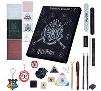 Harry Potter Calendario Adviento 2025 con 24 Hogwarts Sorpresas Sellos Infantiles Boligrafo Llaveros Set de Papeleria Material Escolar para Niños