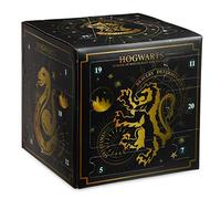 Harry Potter Calendario Adviento 2025 con 24 Sorpresas, Papelería, Accesorios para el Cabello, Calcetines, Boligrafo Divertido, Bolsa Hogwarts (Negro Cube)