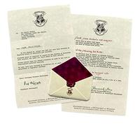 Harry Potter - Carta de aceptación de Hogwarts - Imán de Resina Funcional de 3.5 x 3.5 Pulgadas con Carta de 5 x 8 Pulgadas del Profesor McGonagall | Producto con Licencia Oficial
