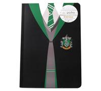 Harry Potter Cuaderno suave A5 - Uniforme de Slytherin - Mercancía de Slytherin - Cuaderno de diario A5 Merch
