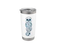 Harry Potter Death Eater Dark Mark Logo Vaso térmico de acero inoxidable de doble pared