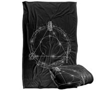 Harry Potter Deathly Hallows Glow Manta súper Suave con Tacto Sedoso - 91 x 147 cm