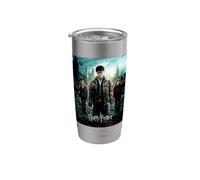 Harry Potter Deathly Hallows Part 2 Poster Vaso térmico de acero inoxidable de doble pared