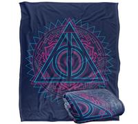 Harry Potter Deathly Hallows Tech Manta súper Suave con Tacto Sedoso - 152 x 127 cm