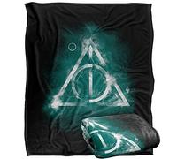 Harry Potter Geometric Deathly Hallows Manta súper Suave con Tacto Sedoso - 152 x 127 cm