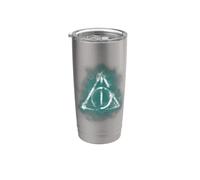 Harry Potter Geometric Deathly Hallows Vaso térmico de acero inoxidable de doble pared