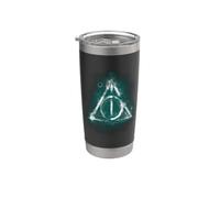 Harry Potter Geometric Deathly Hallows Vaso térmico de acero inoxidable de doble pared