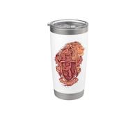 Harry Potter Gryffindor Lion Crest Vaso térmico de acero inoxidable de doble pared