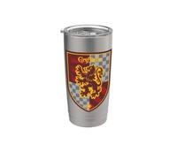 Harry Potter Gryffindor Shield Crest Vaso térmico de acero inoxidable de doble pared
