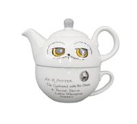 Half Moon Bay Juego de té para uno Harry Potter Hedwig - Taza de búho y tetera pequeña