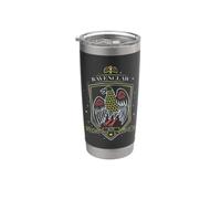Harry Potter Hand Drawn Ravenclaw Shield Vaso térmico de acero inoxidable de doble pared
