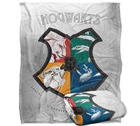 Harry Potter Harry Potter Intricate Hogwarts Logo Manta súper Suave con Tacto Sedoso - 152 x 127 cm