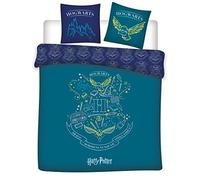 Harry Potter Hogwarts Funda Nórdica Cama 150 240x220 + 2 Fundas Turquesa