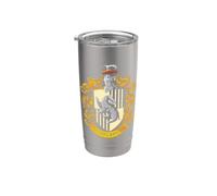 Harry Potter Hufflepuff House Crest Vaso térmico de acero inoxidable de doble pared