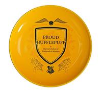 Harry Potter Hufflepuff - Plato de media luna para niños, reutilizable, apto para lavavajillas y microondas, decoración de fiestas, regalo para mujeres