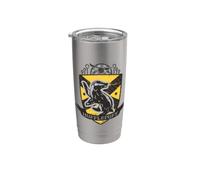 Harry Potter Hufflepuff Quidditch Crest Vaso térmico de acero inoxidable de doble pared