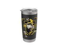 Harry Potter Hufflepuff Shield Realistic Badger Vaso térmico de acero inoxidable de doble pared