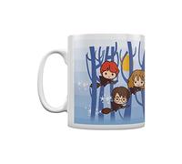 Harry Potter Kawaii Harry Ron Hermione Flying Ceramic Mug Taza, Acrylic, Multicolor, 7.9 x 11.00 x 9.3 cm