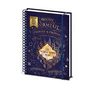 Harry Potter Libreta y agenda A4 Wiro (diseño de mapa de merodeadores) - Producto oficial