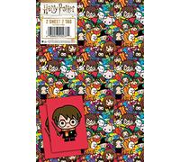 Harry Potter Papel de Regalo 4 Hojas 4 Etiquetas 70x50cm, Oficial Harry Potter