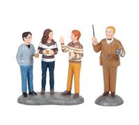 Harry Potter pueblo by D56, Figura, Hermione, Ron y Profesor Slughorn para coleccionar, Enesco