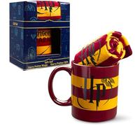 Harry Potter Set de Taza con Calcetines para Mujer Adolescente, Taza Cafe y Calcetines Divertidos Talla 35-41, Regalos Originales Ella (Amarilla, 35-41 EU)