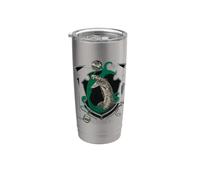 Harry Potter Slytherin Magicial Mischief Level Up Crest Vaso térmico de acero inoxidable de doble pared