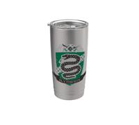 Harry Potter Slytherin Quidditch Crest Vaso térmico de acero inoxidable de doble pared