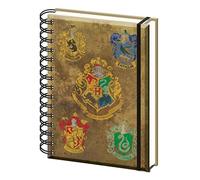 Pyramid International Cuaderno espiral Harry Potter SR72083 – Hogwarts Escudos A5