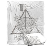 Harry Potter Three Brothers Deathly Hallows Manta súper Suave con Tacto Sedoso - 152 x 127 cm