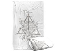 Harry Potter Three Brothers Deathly Hallows Manta súper Suave con Tacto Sedoso - 91 x 147 cm