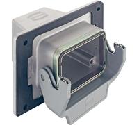 HARTING Han 6B, pasacables para pared, alta calidad, 1xM32, salida de cable recta, con 1 soporte longitudinal - 1 unidad