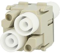 HARTING Han HV, módulo con conector hembra (F), conexión por crimpado, 2 polos, 2900V/5000V, 40A - 1 unidad