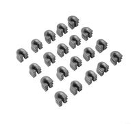 Hasaller 20 fundas de aluminio con ojales de repuesto para piezas de cabezal de recortadora 4002 713 8300 4002 713 8301 se adapta a FS 25-2 30-2 40-2 40-4 accesorios de reparación de desbrozadora