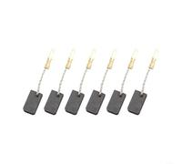 Hasaller 6 cepillos de carbono 316046800 para amoladora angular Metabo W8-115 W8-125 W11-125 WE14-150 WE14-125 Plus Quick con piezas de reparación de alambre y resorte
