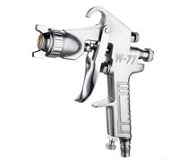 Hasaller Pistola de pintura de aire-s W-77 Pulverizador de aire G-un Pulverizador de pintura neumático A-ir Pulverizador con control de patrón ajustable para muebles de automóviles, maquinaria