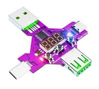 Hasaller PQ31 PD3.1 28V USB C Probador de disparador de voltaje para QC 3.0 2.0 Detección de protocolo de carga rápida con medidor de corriente y herramienta de prueba de envejecimiento de fuente de