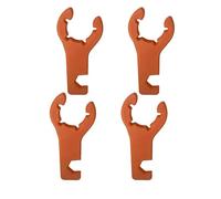 Hasihendy Llave de válvula de gas de fontanería, llave de cilindro de fontanería ajustable, llave de válvula multifuncional ajustable, llave de botella de gas, 4 piezas para el hogar, camping al aire