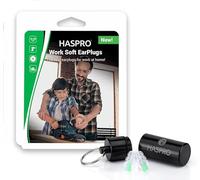 HASPRO Tapones para los oídos de silicona suave, diseño de triple capa, cómodos y reutilizables para proyectos de bricolaje, corte de césped, perforación, pulido, taller, protección contra el ruido