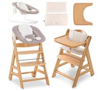 hauck Alpha Move Trona Bebé Newborn Set con Bouncer 2in1 - Stretch Beige
