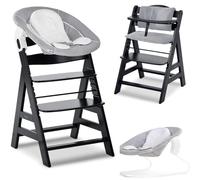hauck Alpha Plus Trona Newborn Set con Bouncer 2in1 - Negro