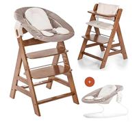 hauck Alpha Plus Trona Newborn Set con Bouncer 2in1 - Nogal