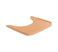 hauck Bandeja Trona Madera de Haya Certificada FSC® para Alpha Plus y Beta Plus - Accesorio Trona Evolutiva Comer con Borde Elevado - Tablero Superficie lisa - para Niños de 6-36 Meses - Natural