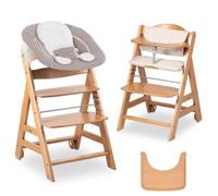 hauck Beta Plus Trona Bebé Newborn Set con Bouncer 2in1 - Natural