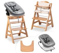 hauck Beta Plus Trona Bebé Newborn Set con Highchair Bouncer - Natural